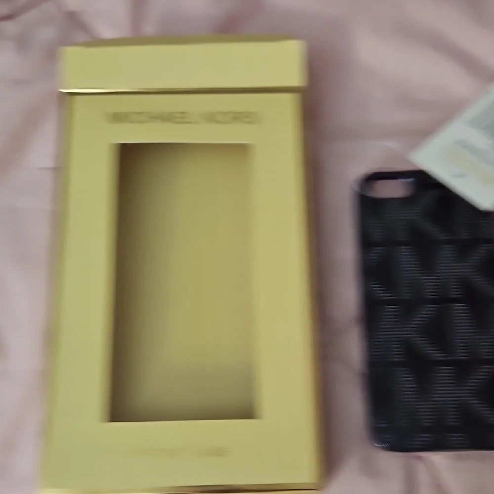 Michael Kors Studded Black Phone Case Vintage